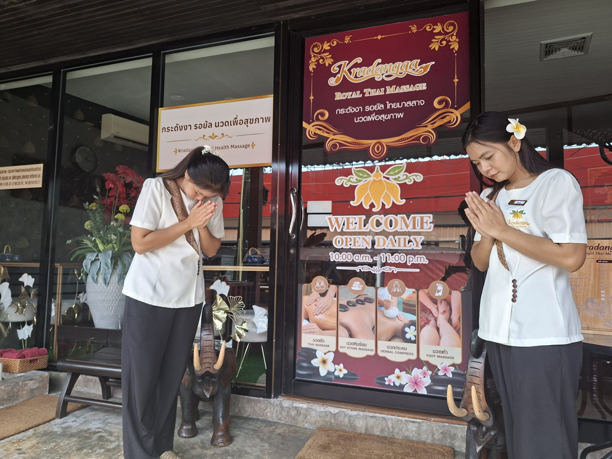 Kradangga Royal Thai Massage - Your warm Thai hospitality House of Wellness, spa and massage in Patong on Nanai Road.