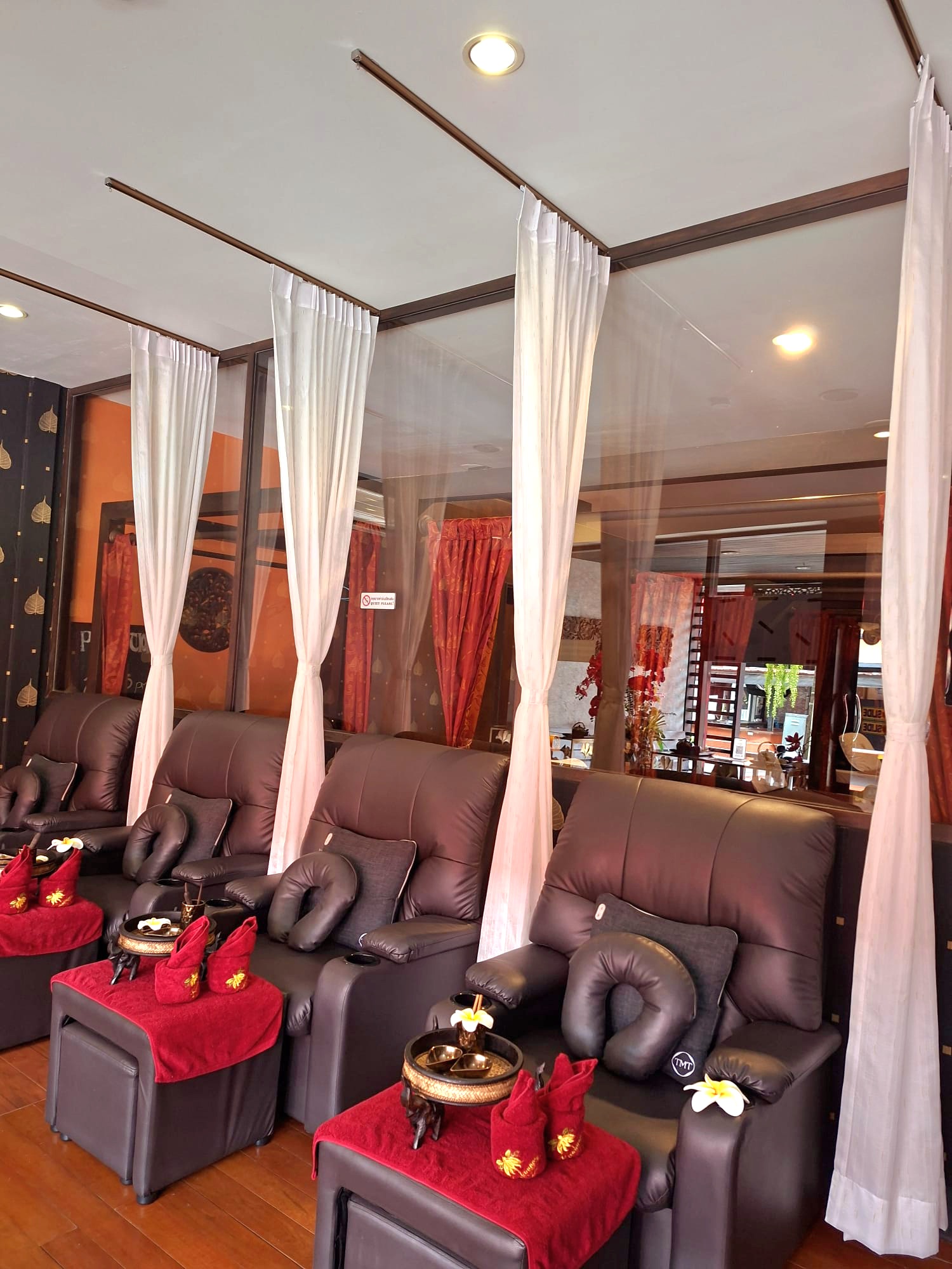 Curtains of Massage Chairs - Kradangga Royal Thai Massage Nanai Road Patong