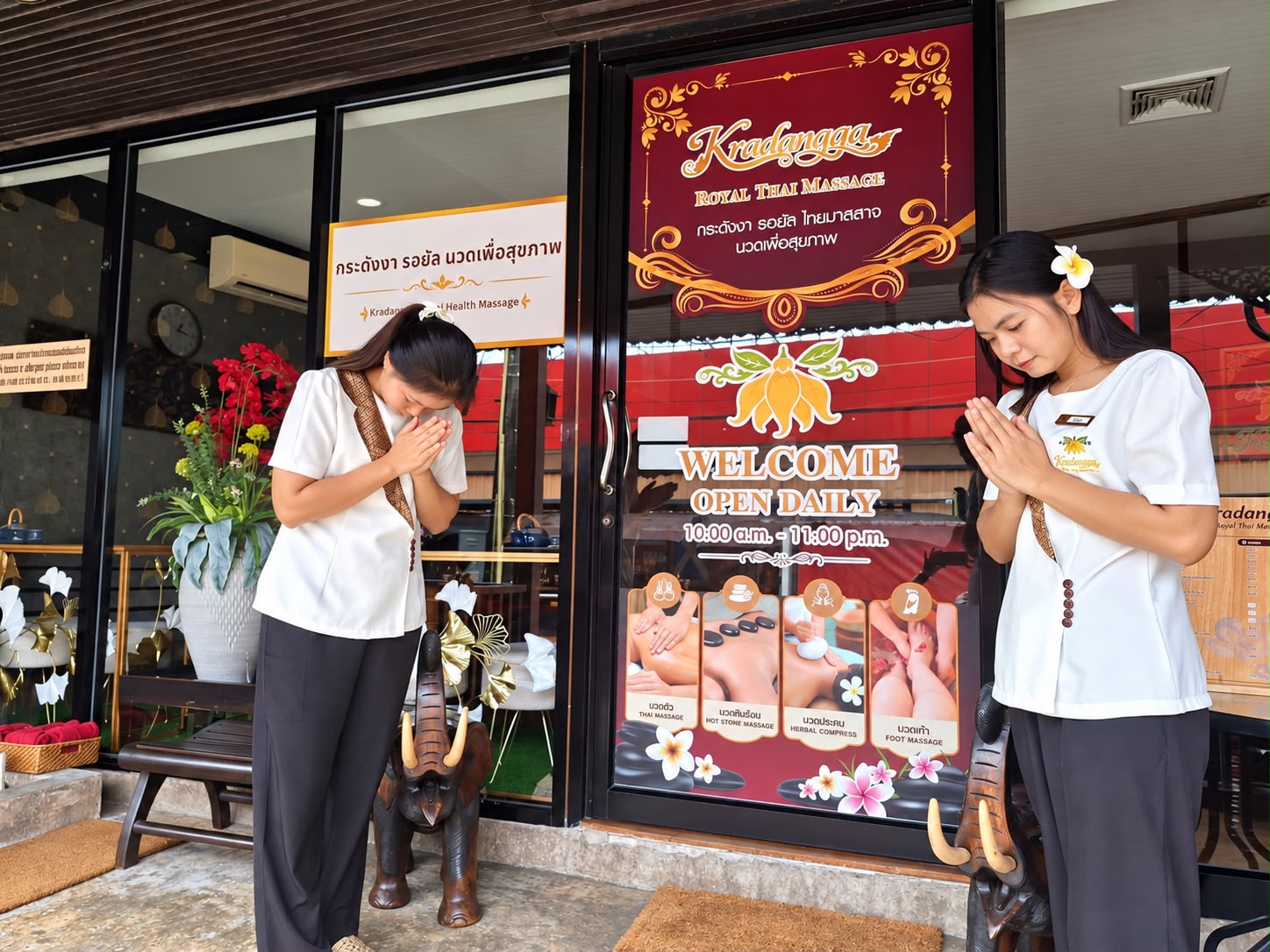 Kradangga Royal Thai Massage - Your warm Thai hospitality House of Wellness, spa and massage in Patong on Nanai Road.